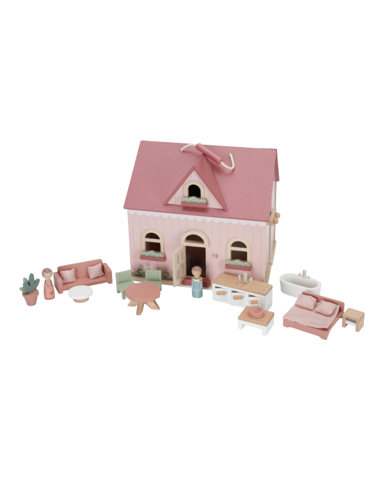 LITTLE DUTCH. Φορητό ξύλινο κουκλόσπιτο FSC