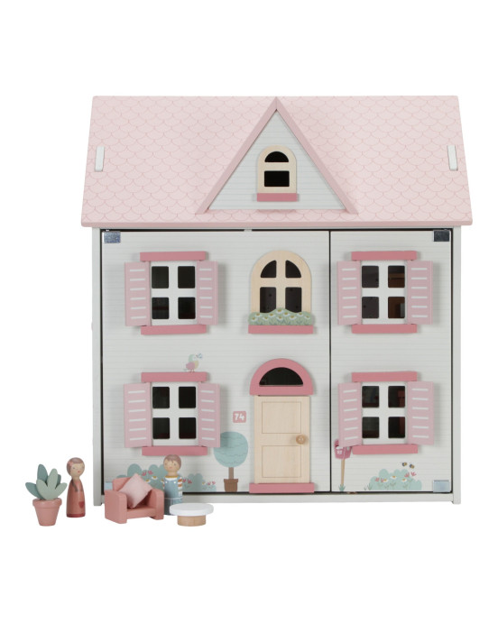 LITTLE DUTCH. Ξύλινο κουκλόσπιτο FSC (ροζ)