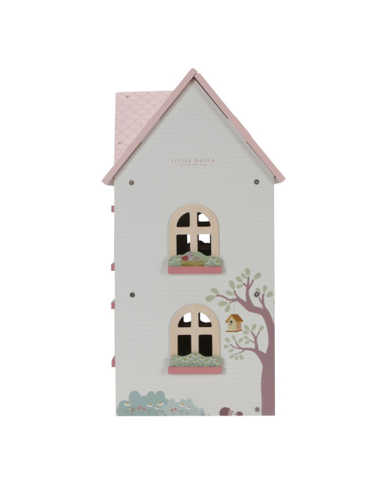 LITTLE DUTCH. Ξύλινο κουκλόσπιτο FSC (ροζ)