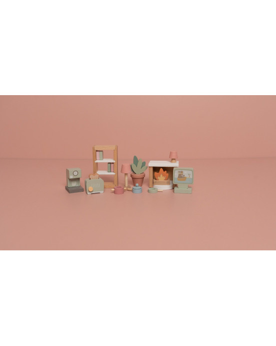 LITTLE DUTCH. Σετ παιχνιδιού με έπιπλα για ξύλινο κουκλόσπιτο FSC