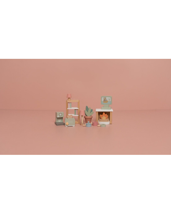 LITTLE DUTCH. Σετ παιχνιδιού με έπιπλα για ξύλινο κουκλόσπιτο FSC