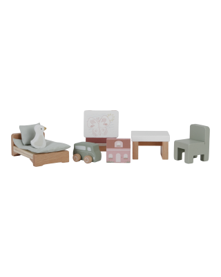 LITTLE DUTCH. Σετ παιδικού δωματίου για ξύλινο κουκλόσπιτο FSC