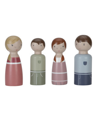 LITTLE DUTCH. Κουκλο-οικογένεια για ξύλινο κουκλόσπιτο Rosa FSC