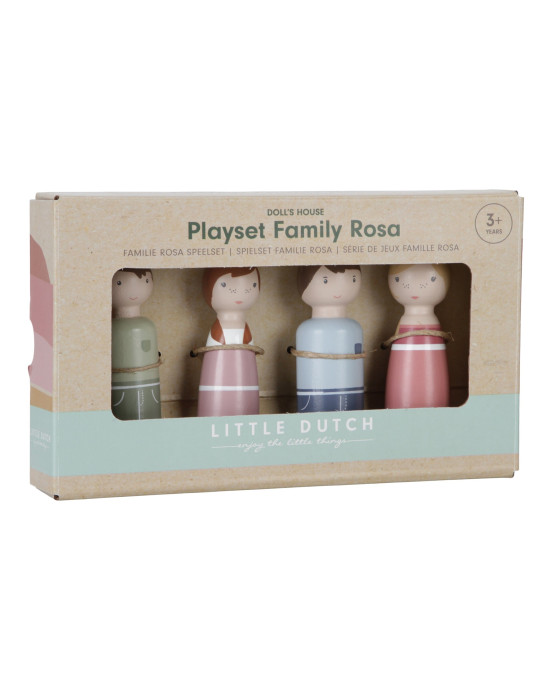 LITTLE DUTCH. Κουκλο-οικογένεια για ξύλινο κουκλόσπιτο Rosa FSC