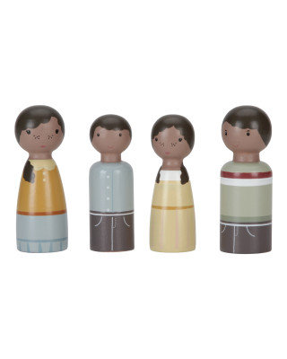 LITTLE DUTCH. Κουκλο-οικογένεια για ξύλινο κουκλόσπιτο Evi FSC