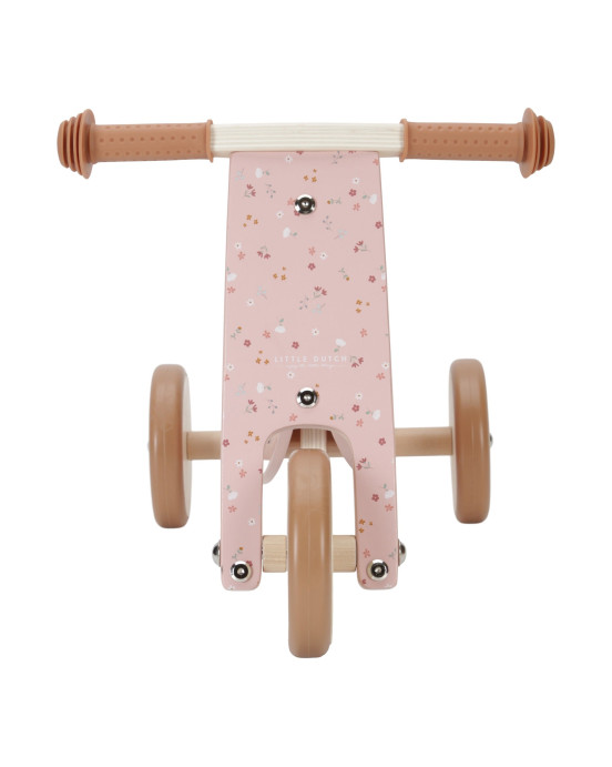 LITTLE DUTCH. Ξύλινο τρίκυκλο ποδήλατο FSC Ροζ