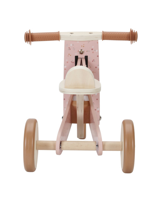 LITTLE DUTCH. Ξύλινο τρίκυκλο ποδήλατο FSC Ροζ