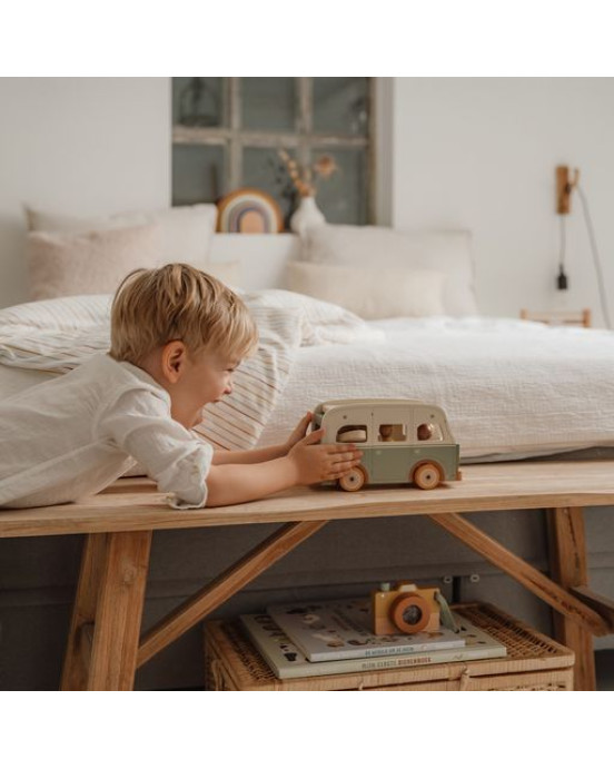 LITTLE DUTCH. Ξύλινο λεωφορείο Vintage FSC