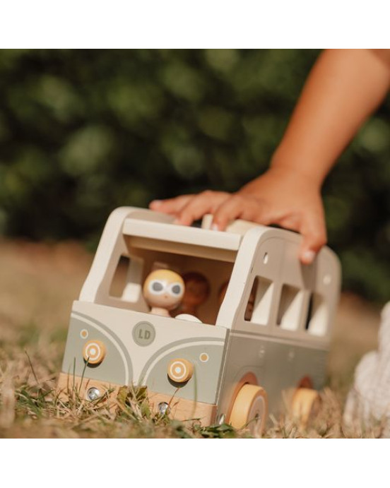 LITTLE DUTCH. Ξύλινο λεωφορείο Vintage FSC