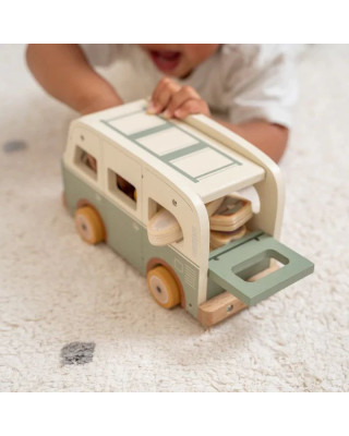 LITTLE DUTCH. Ξύλινο λεωφορείο Vintage FSC