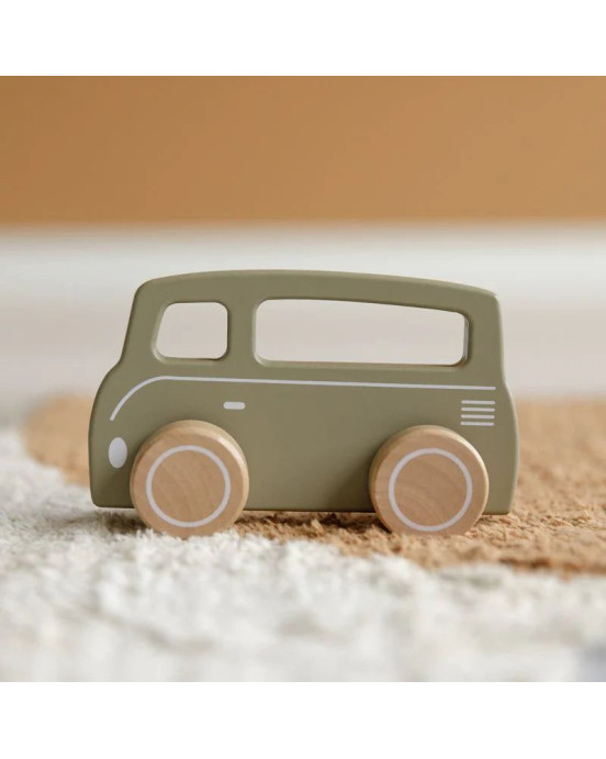 LITTLE DUTCH. Ξύλινο αυτοκινητάκι van FSC