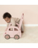 LITTLE DUTCH. Συρόμενο καρότσι-αυτοκινητάκι Ροζ FSC