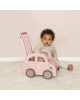 LITTLE DUTCH. Συρόμενο καρότσι-αυτοκινητάκι Ροζ FSC