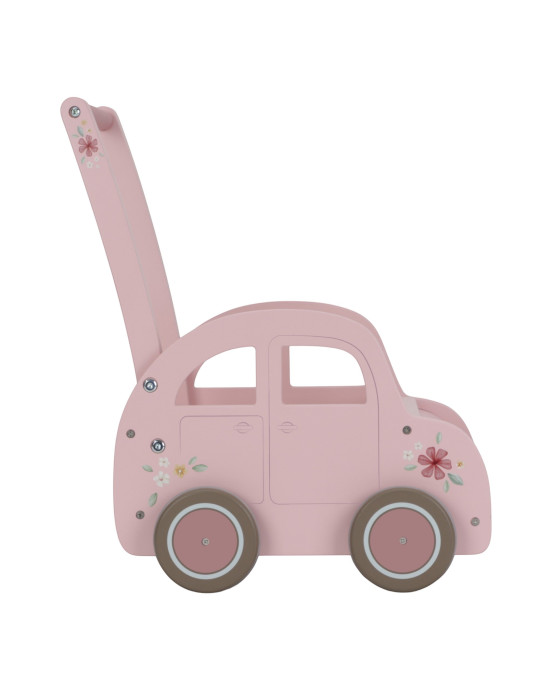 LITTLE DUTCH. Συρόμενο καρότσι-αυτοκινητάκι Ροζ FSC