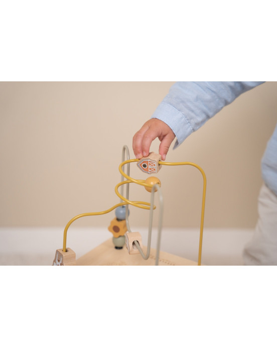 LITTLE DUTCH. Ξύλινος κύβος δραστηριοτήτων με προγραφή Little Farm FSC