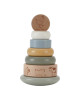 LITTLE DUTCH. Ξύλινη πυραμίδα ταξινόμησης & ταλάντωσης Little Farm FSC