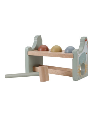 LITTLE DUTCH. Παιχνίδι αντιστοίχησης με μπάλες και σφυρί Little Farm FSC