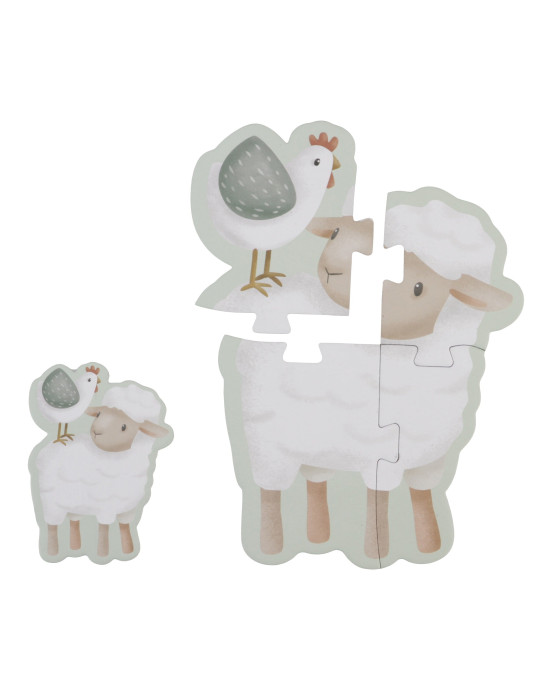 LITTLE DUTCH. Παζλ 6 σε 1 Little Farm FSC