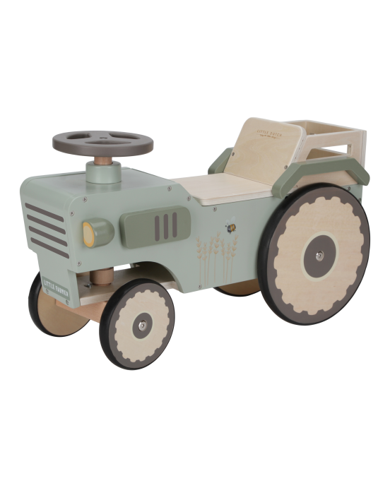 LITTLE DUTCH. Ξύλινο τρακτέρ με 4 ρόδες Little Farm FSC