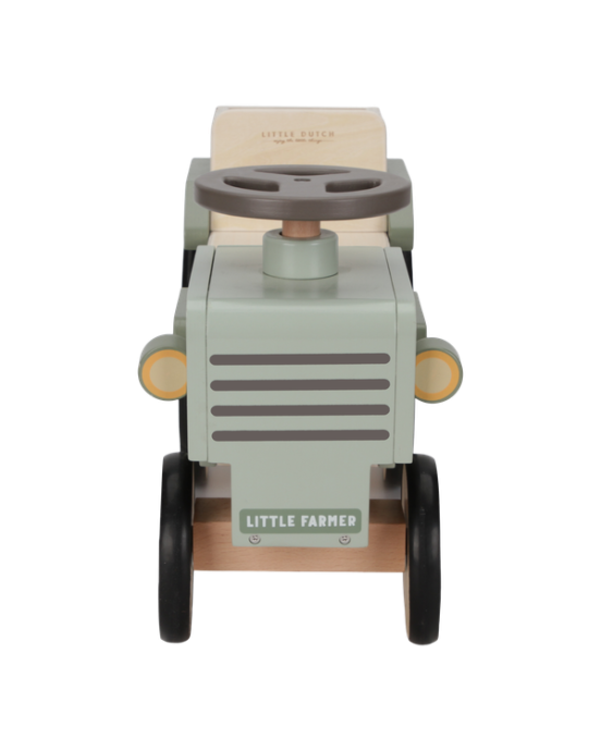 LITTLE DUTCH. Ξύλινο τρακτέρ με 4 ρόδες Little Farm FSC