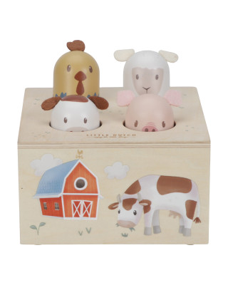 LITTLE DUTCH. Εκπαιδευτικό παιχνίδι pop-up Little Farm