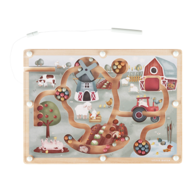 LITTLE DUTCH. Μαγνητικός λαβύρινθος Little Farm FSC