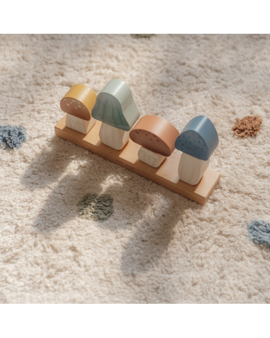 LITTLE DUTCH. Ξύλινο παιχνίδι ταξινόμησης μανιτάρια Forest Friends FSC