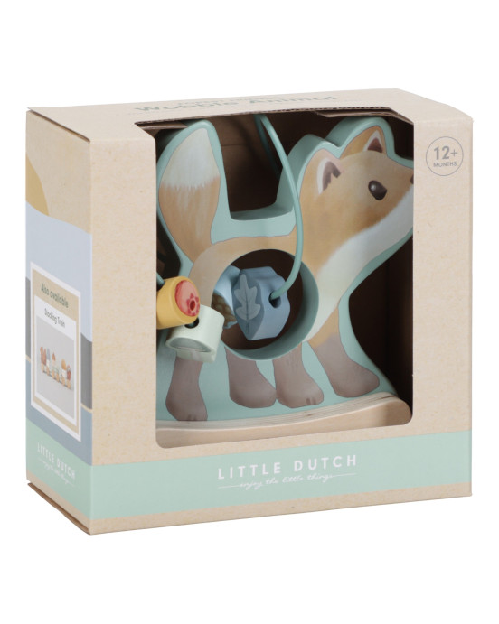 LITTLE DUTCH. Ξύλινος λαβύρινθος ταλάντωσης αλεπού Forest Friends