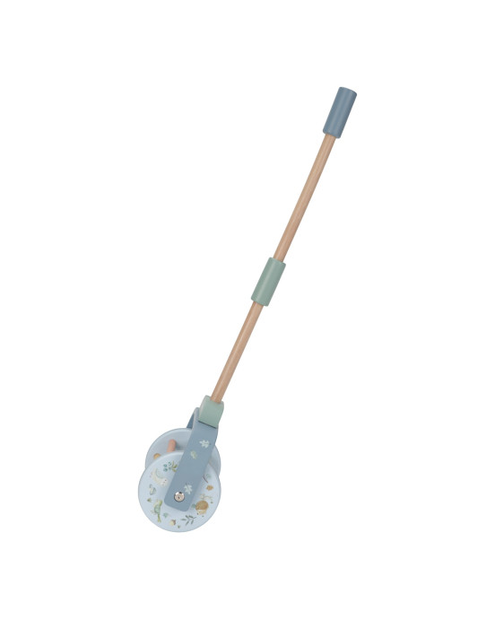 LITTLE DUTCH. Ξύλινη τρεχαλίτσα-κουδουνίστρα με κοντάρι Forest Friends FSC