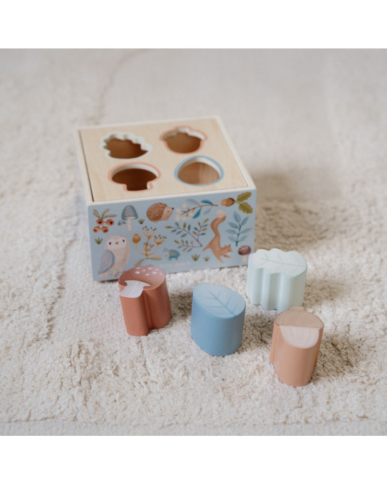 LITTLE DUTCH. Ξύλινο παιχνίδι ταξινόμησης σχημάτων Forest Friends FSC