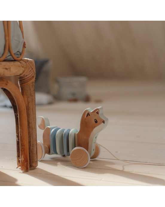 LITTLE DUTCH. Ξύλινη τρεχαλίτσα κινούμενη αλεπού Forest Friends FSC