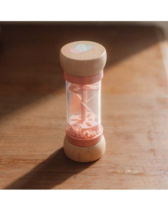 LITTLE DUTCH. Ξύλινη κουδουνίστρα με ήχο βροχής Fairy Garden FSC