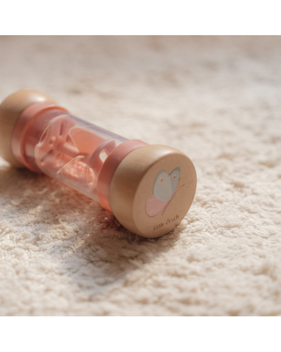 LITTLE DUTCH. Ξύλινη κουδουνίστρα με ήχο βροχής Fairy Garden FSC