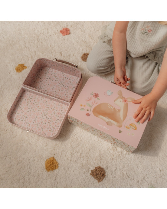 LITTLE DUTCH. Σετ 2 βαλιτσάκια Fairy Garden pink FSC