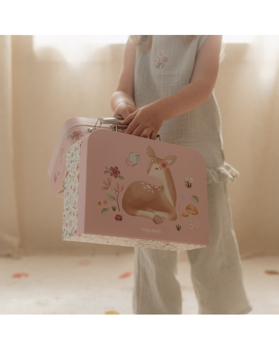 LITTLE DUTCH. Σετ 2 βαλιτσάκια Fairy Garden pink FSC