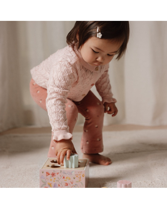 LITTLE DUTCH. Ξύλινο παιχνίδι ταξινόμησης σχημάτων Fairy Garden FSC