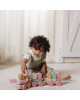 LITTLE DUTCH. Ξύλινο τρενάκι με άσκηση λεπτής κίνησης Fairy Garden FSC