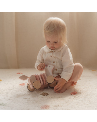 LITTLE DUTCH. Ξύλινη τρεχαλίτσα κινούμενο ελαφάκι Fairy Garden FSC