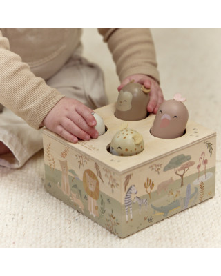 LITTLE DUTCH. Εκπαιδευτικό παιχνίδι pop-up Safari Friends FSC