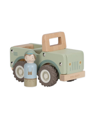 LITTLE DUTCH. Ξύλινο αυτοκινητάκι Safari Friends FSC