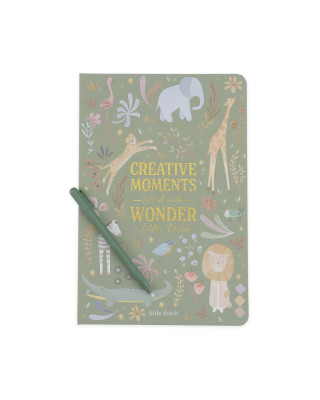 LITTLE DUTCH. Tablet ζωγραφικής Safari Friends (πράσινο)