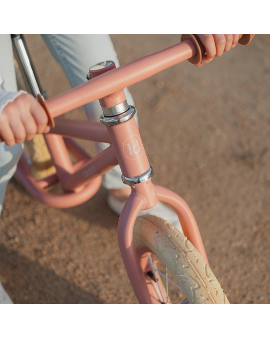 LITTLE DUTCH. Μεταλλικό ποδήλατο ισορροπίας Pink matte