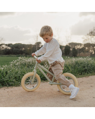 LITTLE DUTCH. Μεταλλικό ποδήλατο ισορροπίας Green matte