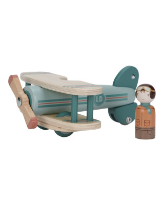 LITTLE DUTCH. Ξύλινο παιχνίδι αεροπλανάκι FSC