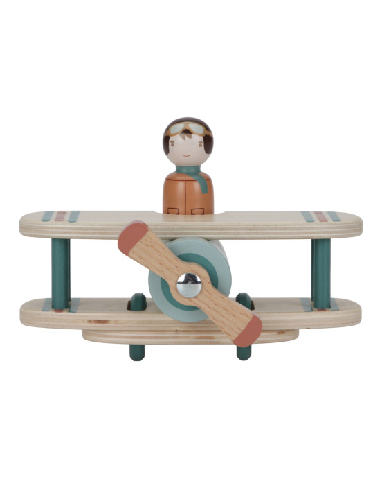 LITTLE DUTCH. Ξύλινο παιχνίδι αεροπλανάκι FSC