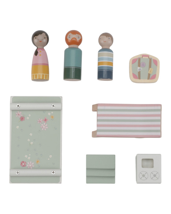 LITTLE DUTCH. Ξύλινο αυτοκινητάκι με τροχόσπιτο FSC