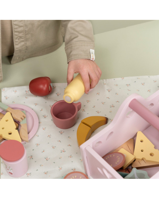 LITTLE DUTCH. Ξύλινο σετ παιχνιδιού πικ-νικ FSC