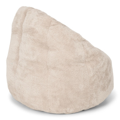 LITTLE DUTCH. Υφασμάτινη παιδική πολυθρόνα-πουφ teddy - μπεζ