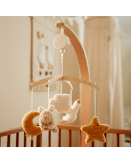 LITTLE DUTCH. Μόμπιλε κρεβατιού Newborn Naturals FSC