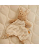 LITTLE DUTCH. Υφασμάτινο ανάγλυφο ντουντού κουνελάκι Newborn Naturals GRS